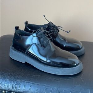 Marsell Black Gomme Gommello Derbys sz 8